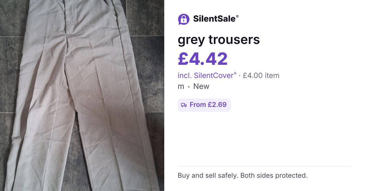grey trousers