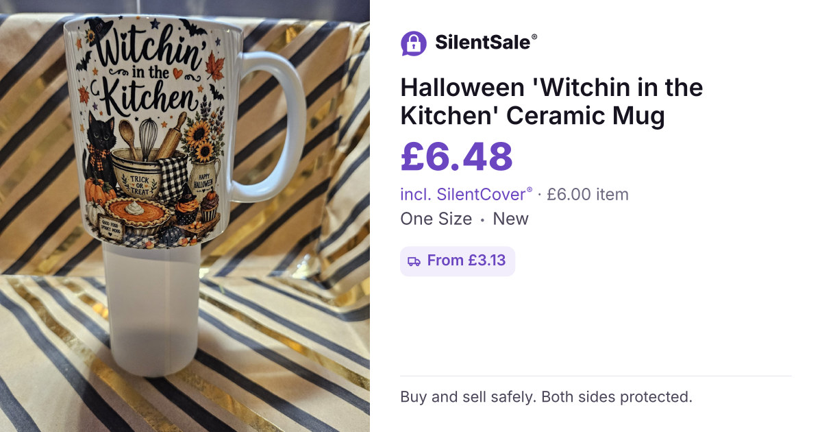 Halloween 'Witchin in the Kitchen' Ceramic Mug