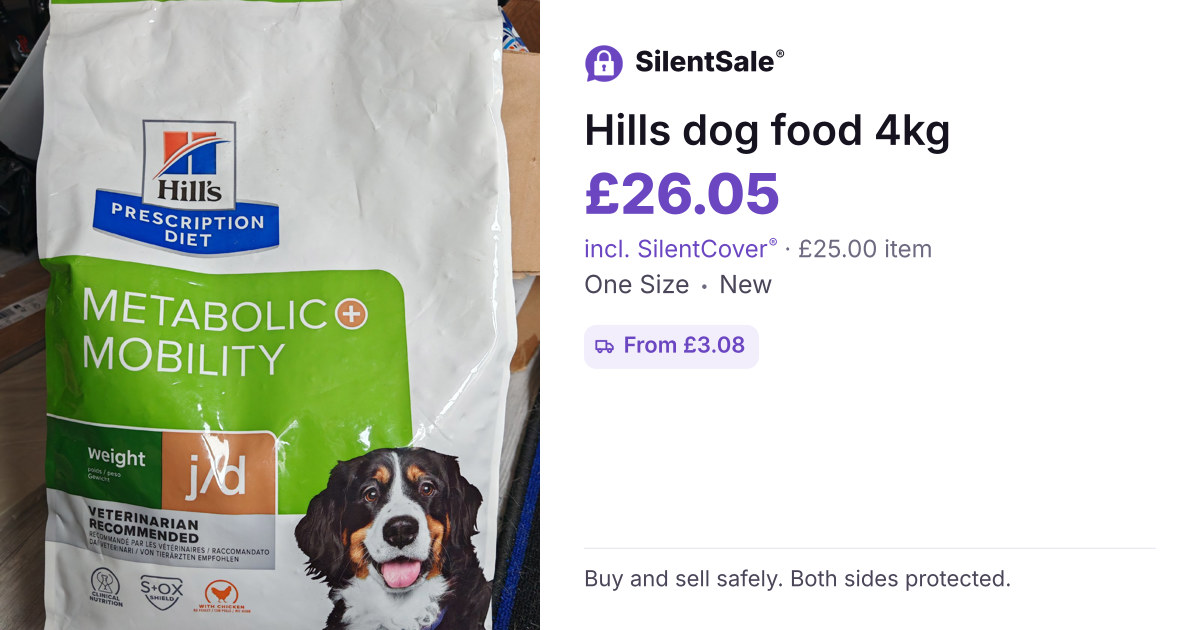 Hills dog food 4kg