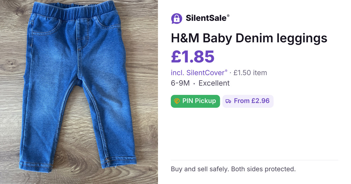 H&M Baby Denim leggings