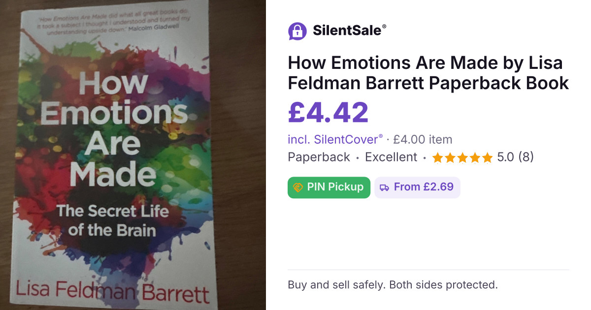 How Emotions Are Made by Lisa Feldman Barrett Paperback Book