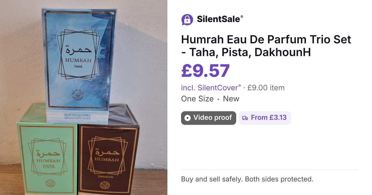 Humrah Eau De Parfum Trio Set - Taha, Pista, DakhounH