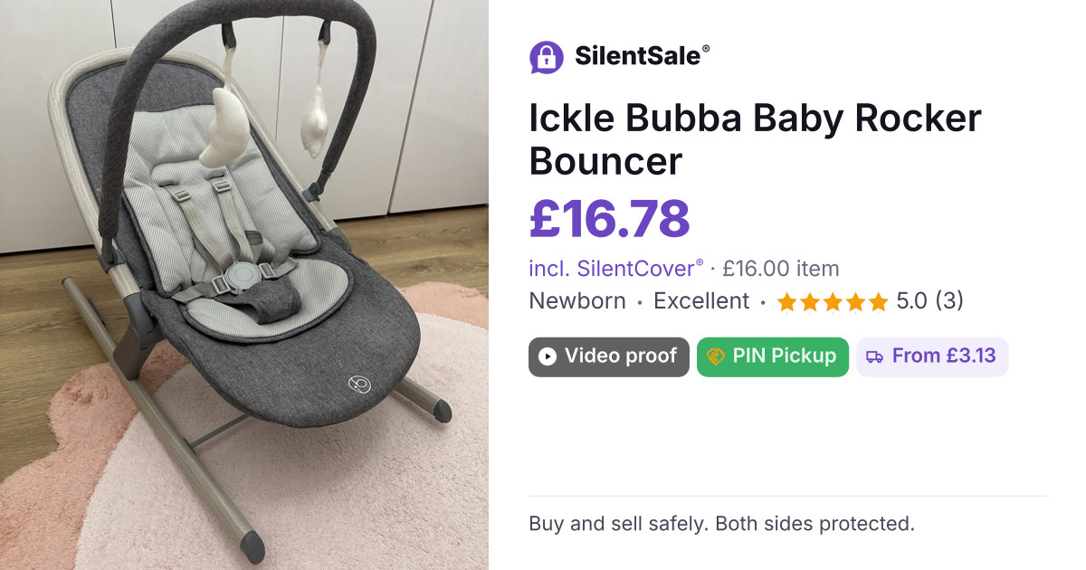 Ickle Bubba Baby Rocker Bouncer
