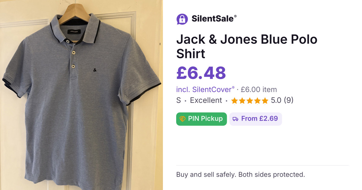 Jack & Jones Blue Polo Shirt