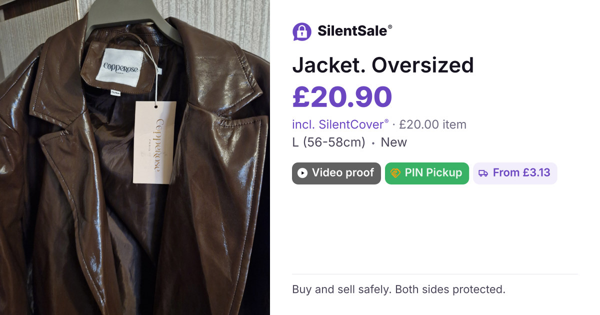 Jacket.  Oversized