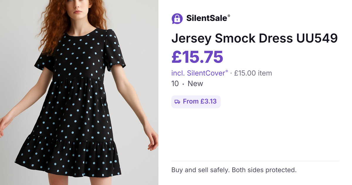 Jersey Smock Dress UU549