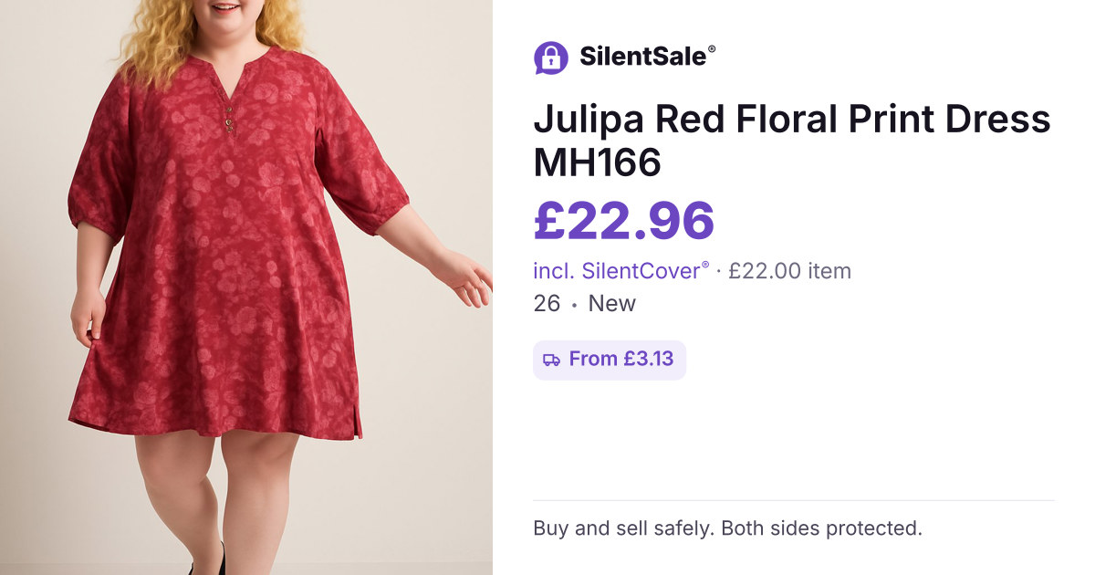 Julipa Red Floral Print  Dress MH166