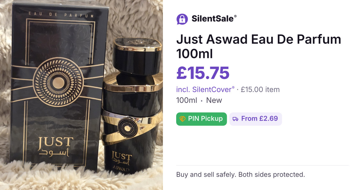 Just Aswad Eau De Parfum 100ml