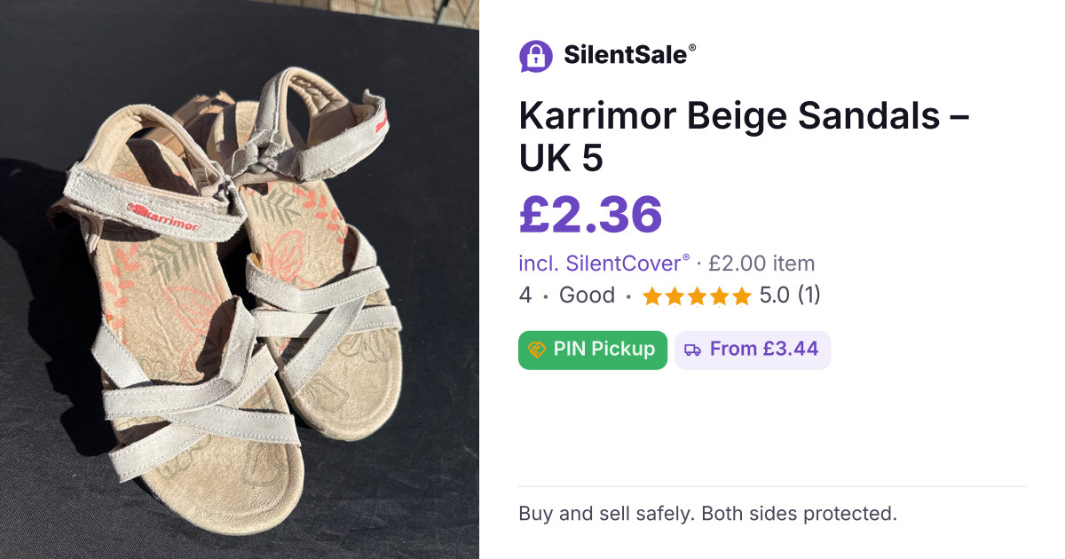 Karrimor Beige Sandals – UK 5