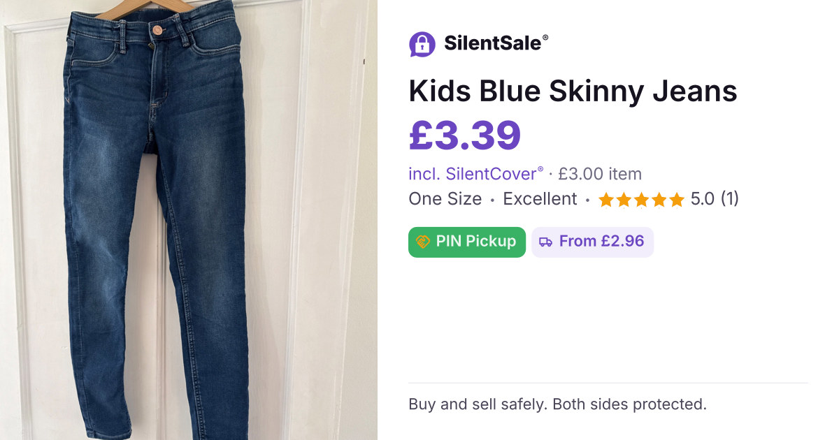 Kids  Blue Skinny Jeans