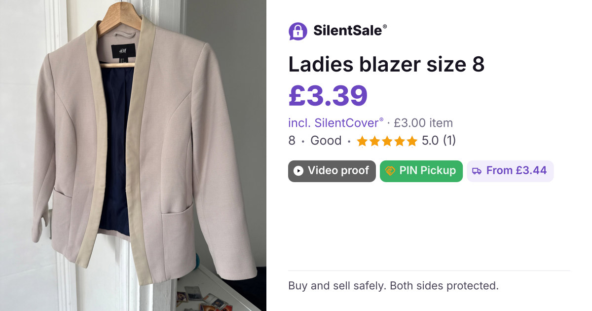 Ladies blazer size 8