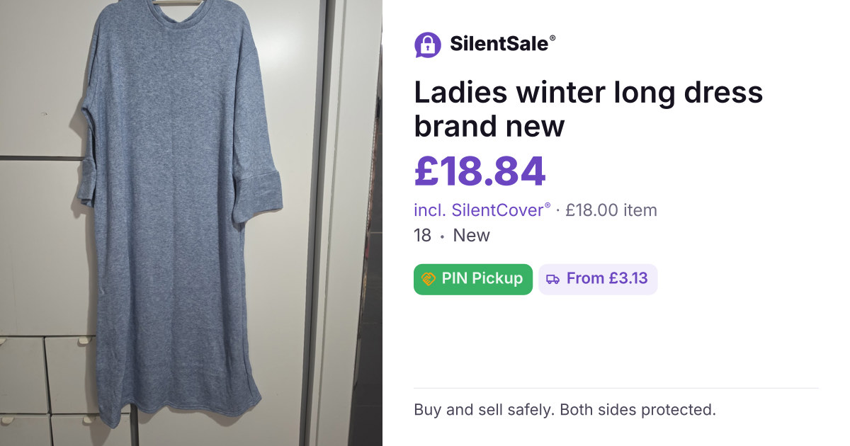 Ladies winter long dress brand new 