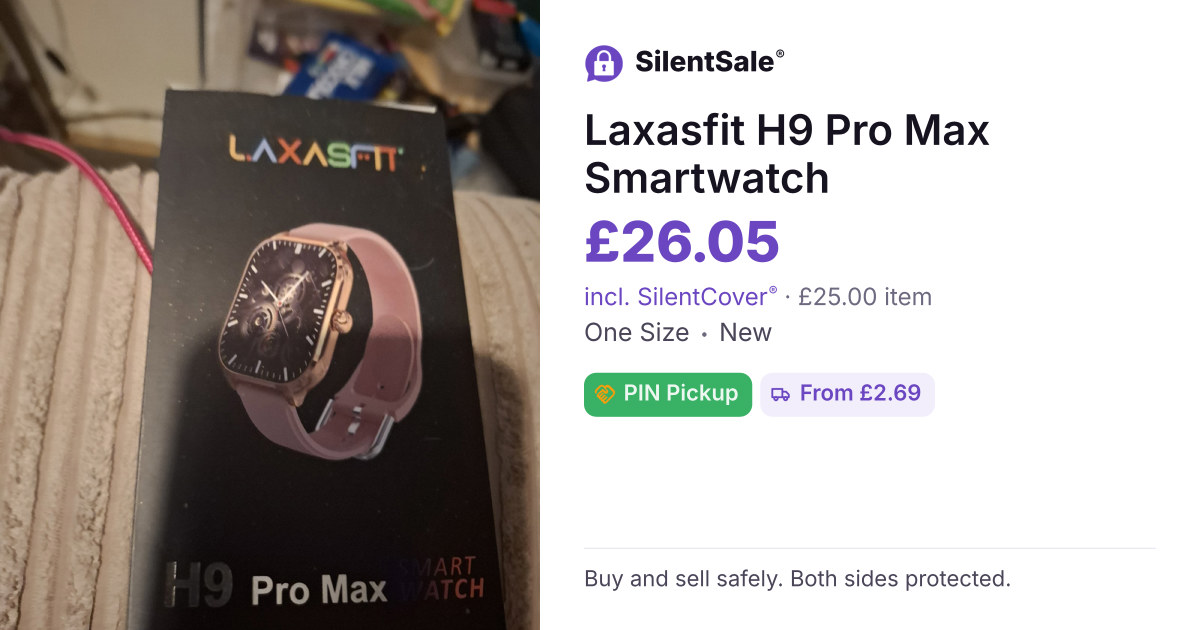 Laxasfit H9 Pro Max Smartwatch