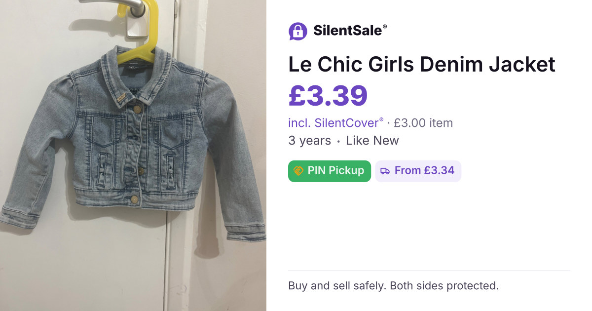 Le Chic Girls Denim Jacket 