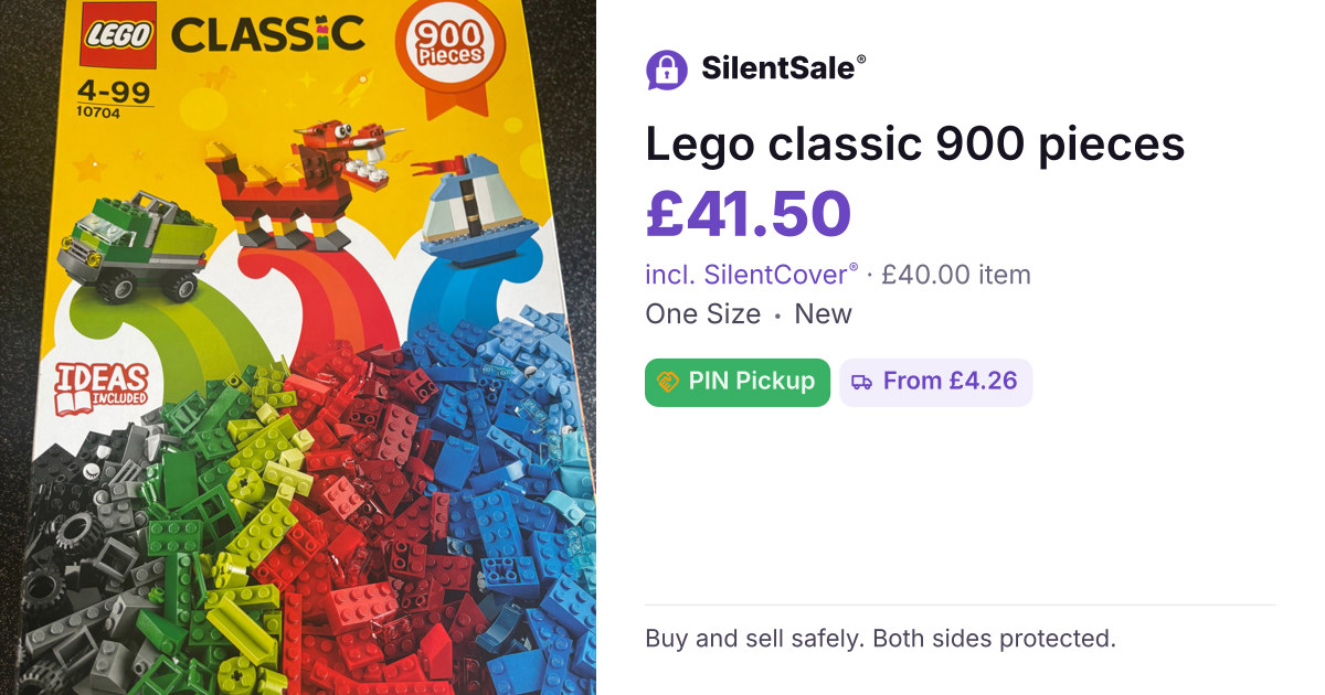 Lego classic 900 pieces