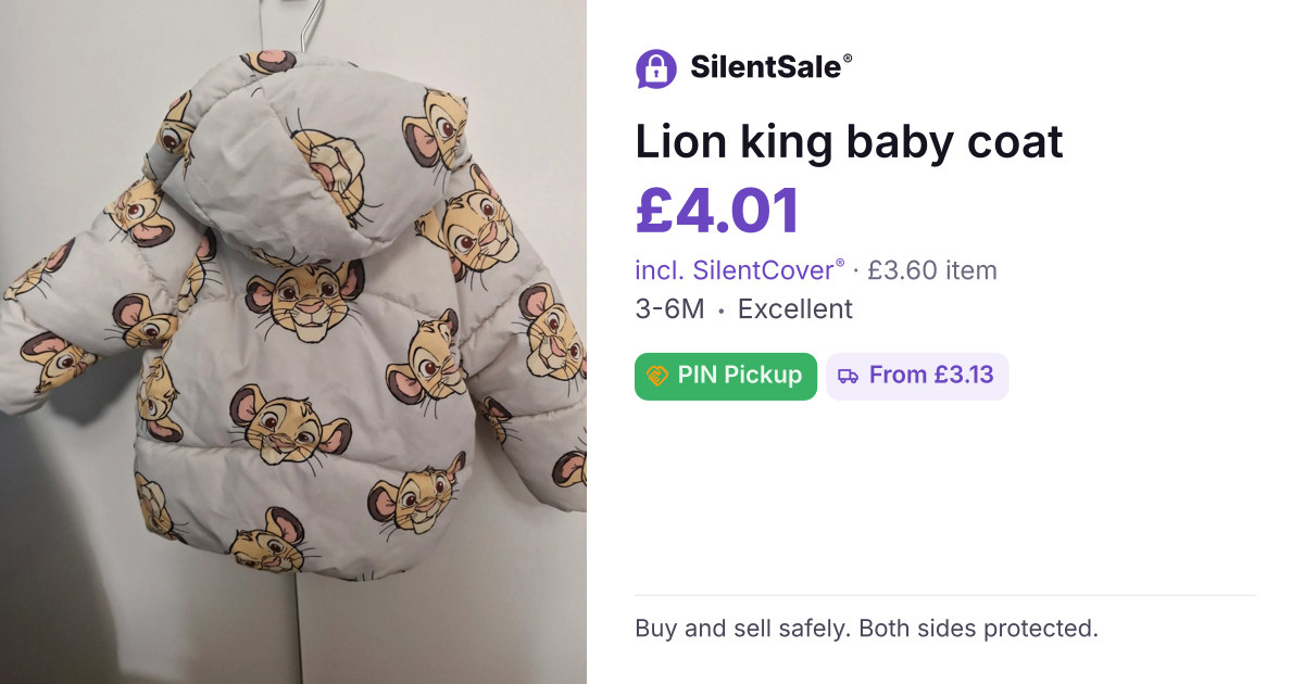 Lion king baby coat