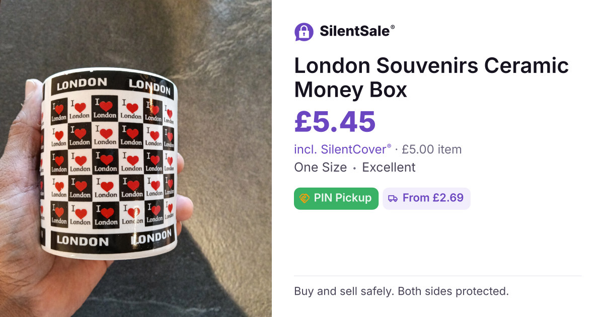 London Souvenirs Ceramic Money Box