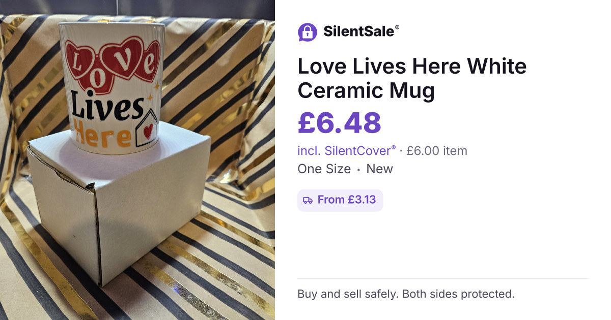 Love Lives Here White Ceramic Mug
