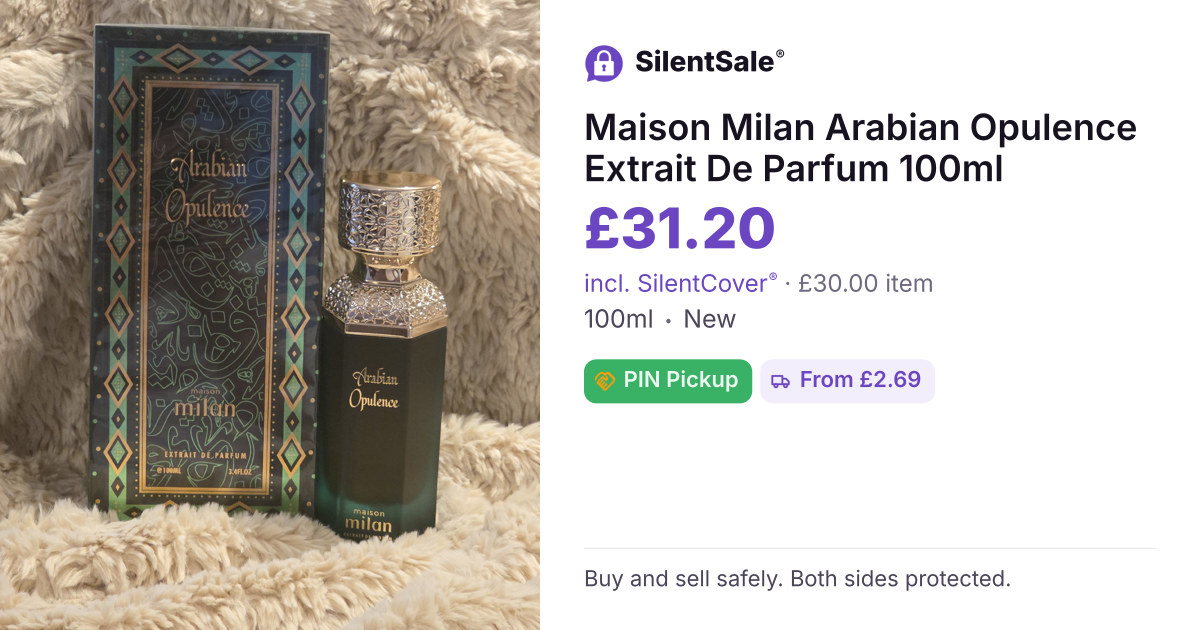 Maison Milan Arabian Opulence Extrait De Parfum 100ml