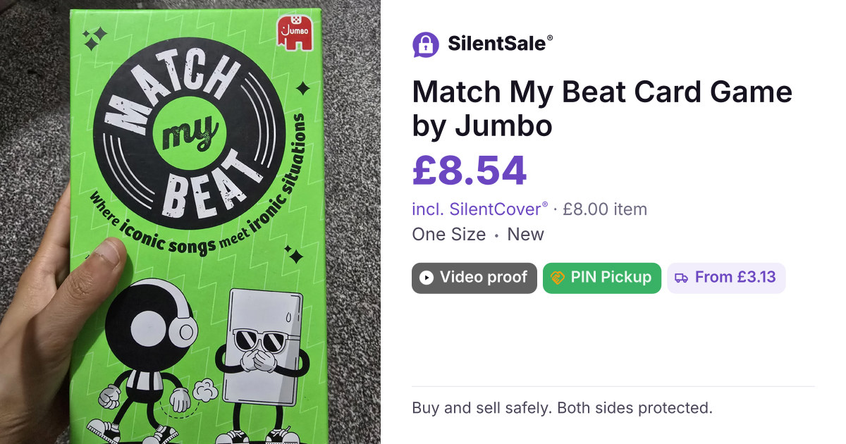 Match My Beat Card Game by Jumbo