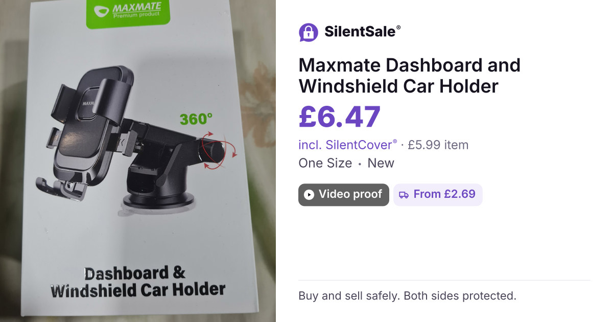 Maxmate Dashboard and Windshield Car Holder