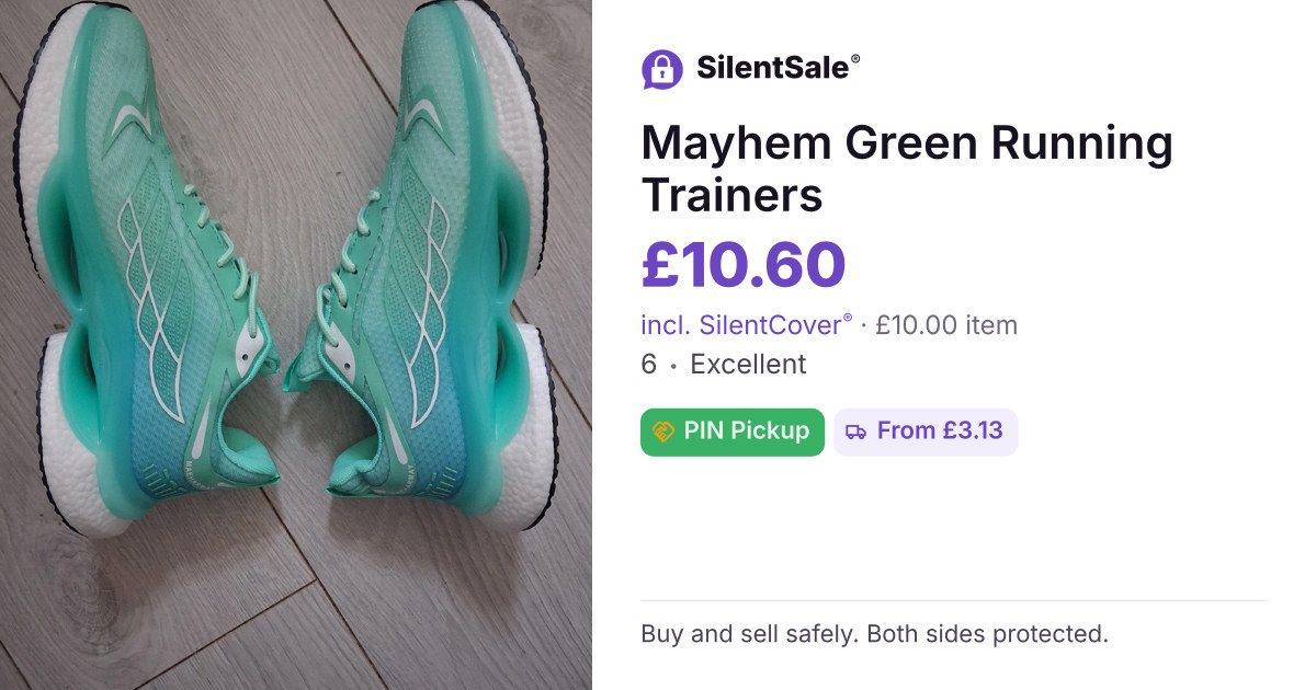 Mayhem Green Running Trainers
