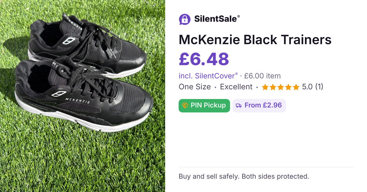 McKenzie Black Trainers