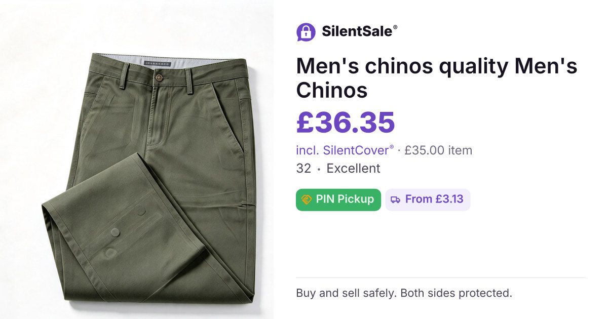 Men's chinos quality Men's Chinos 