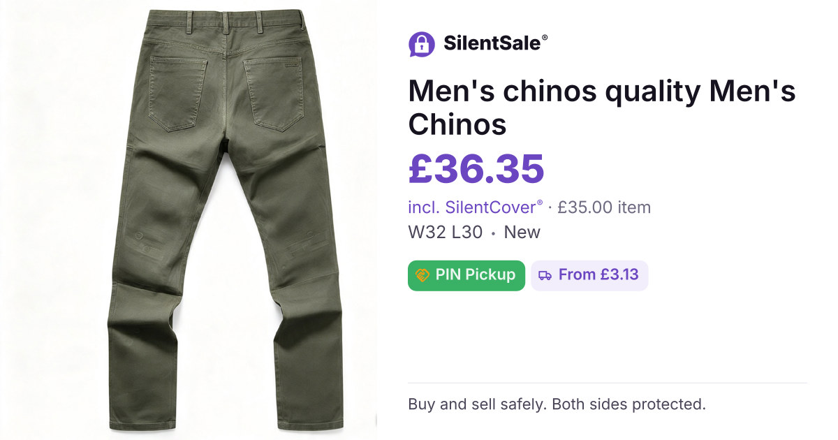 Men's chinos quality Men's Chinos 