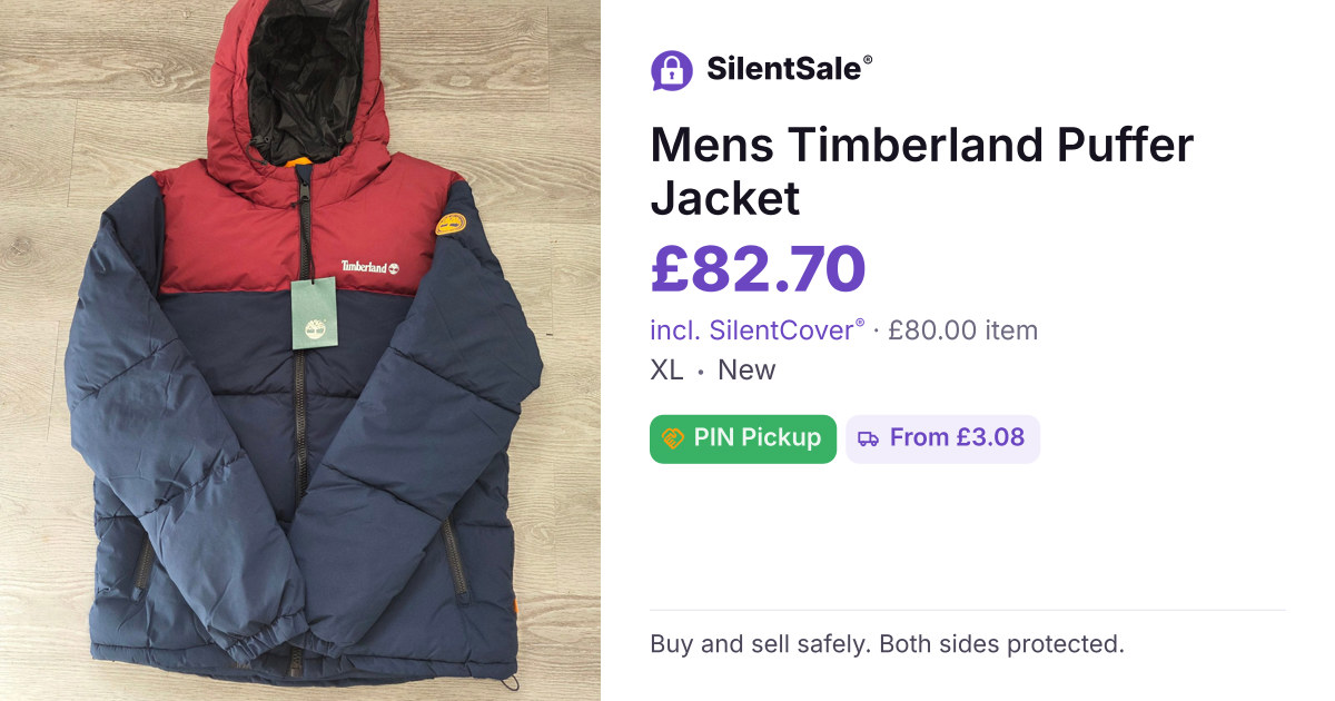 Mens Timberland Puffer Jacket 