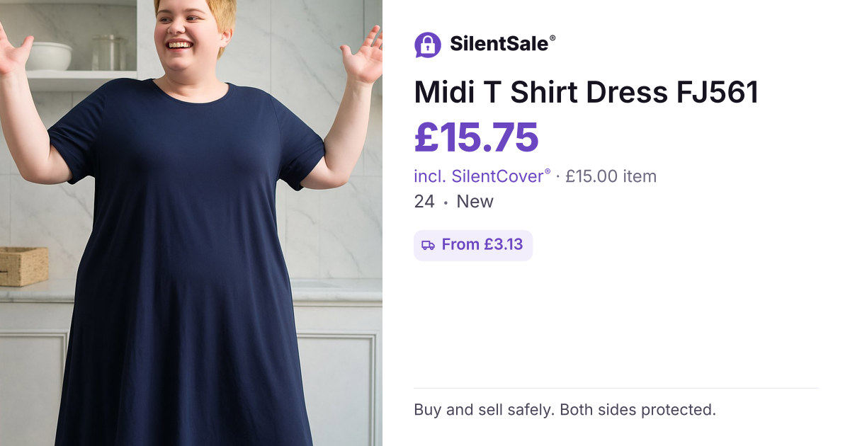 Midi T Shirt Dress FJ561