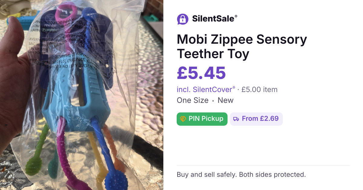 Mobi Zippee Sensory Teether Toy
