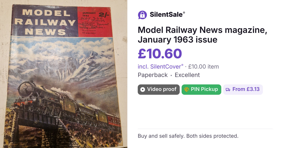 Model Railway News magazine, January 1963 issue