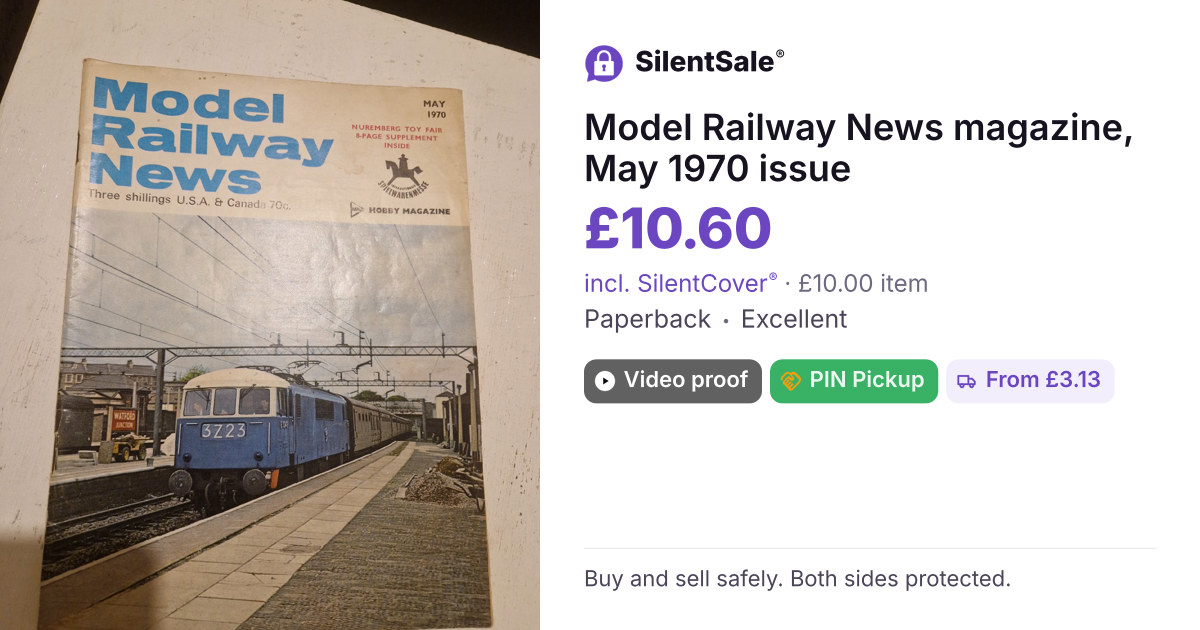 Model Railway News magazine, May 1970 issue