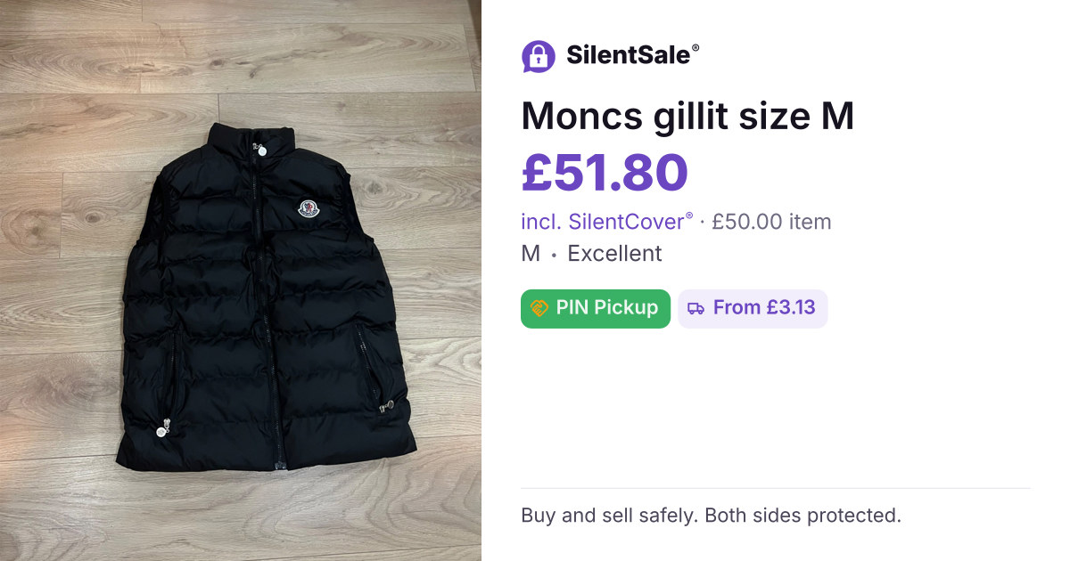 Moncs gillit size M 