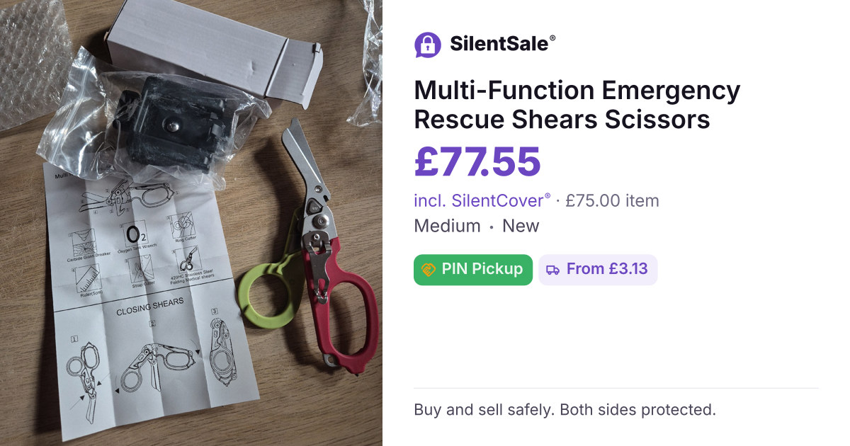 Multi-Function Emergency Rescue Shears Scissors