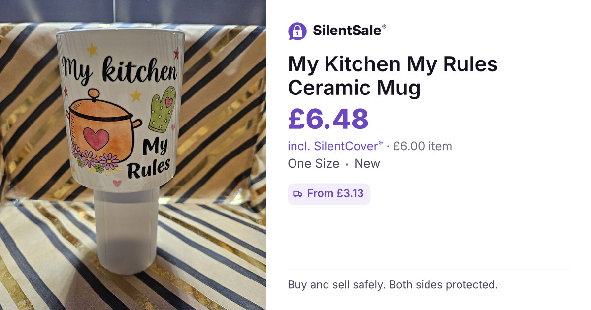 My Kitchen My Rules Ceramic Mug