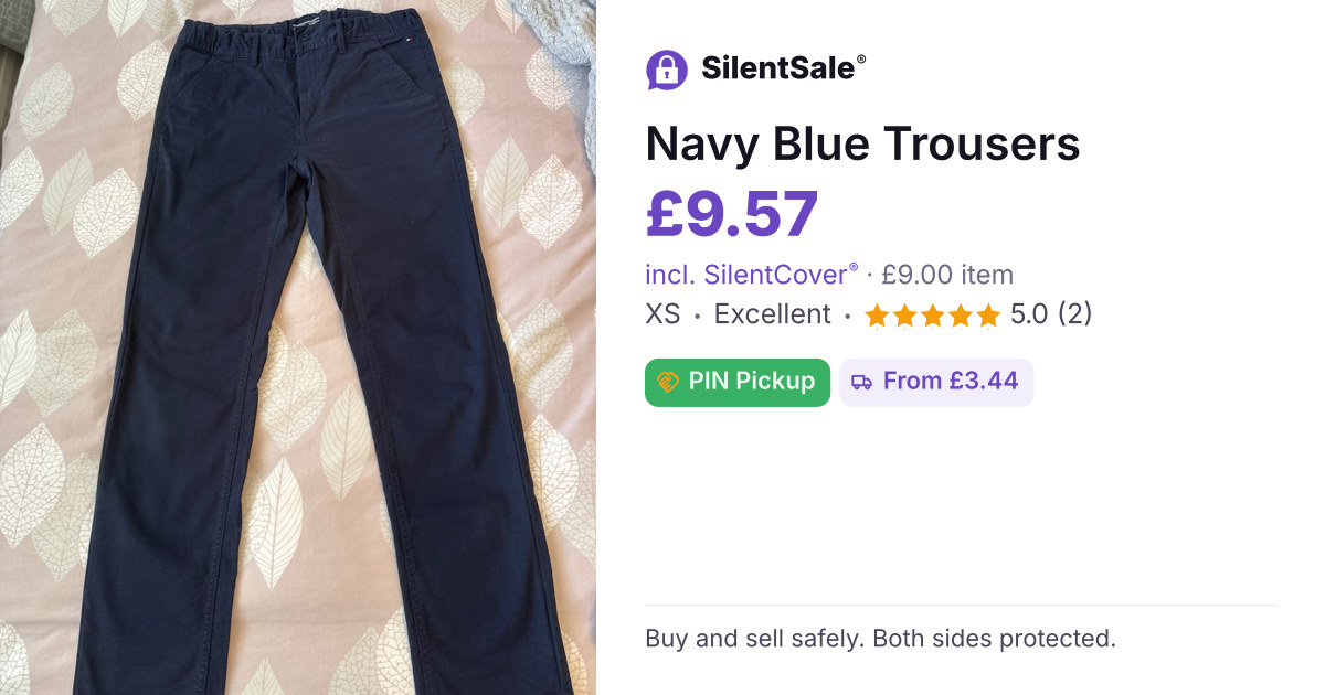 Navy Blue Trousers