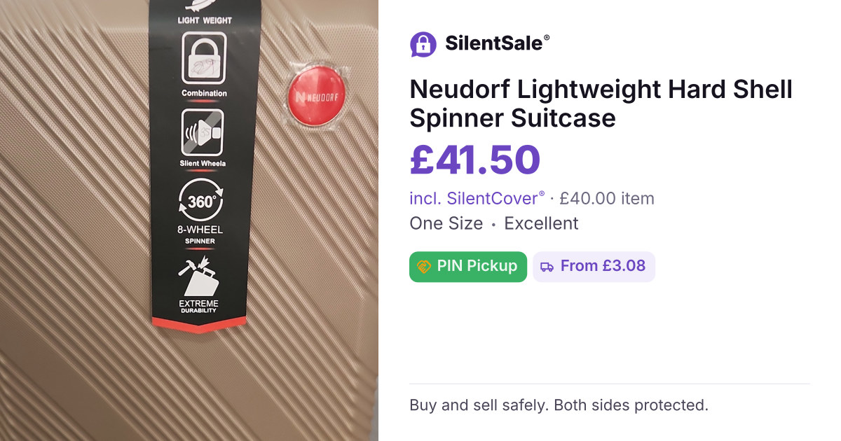 Neudorf Lightweight Hard Shell Spinner Suitcase