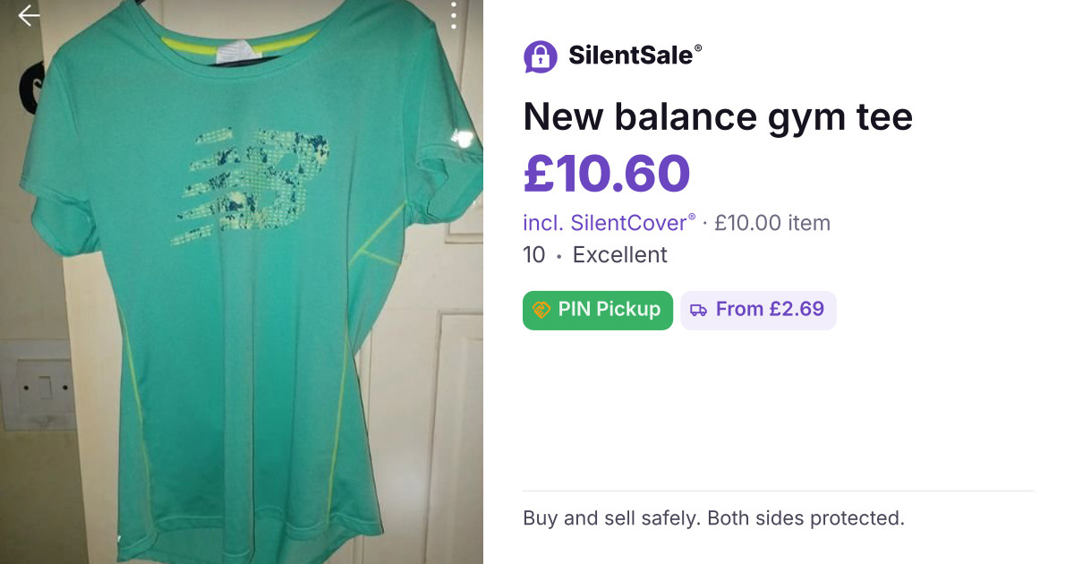 New balance gym tee