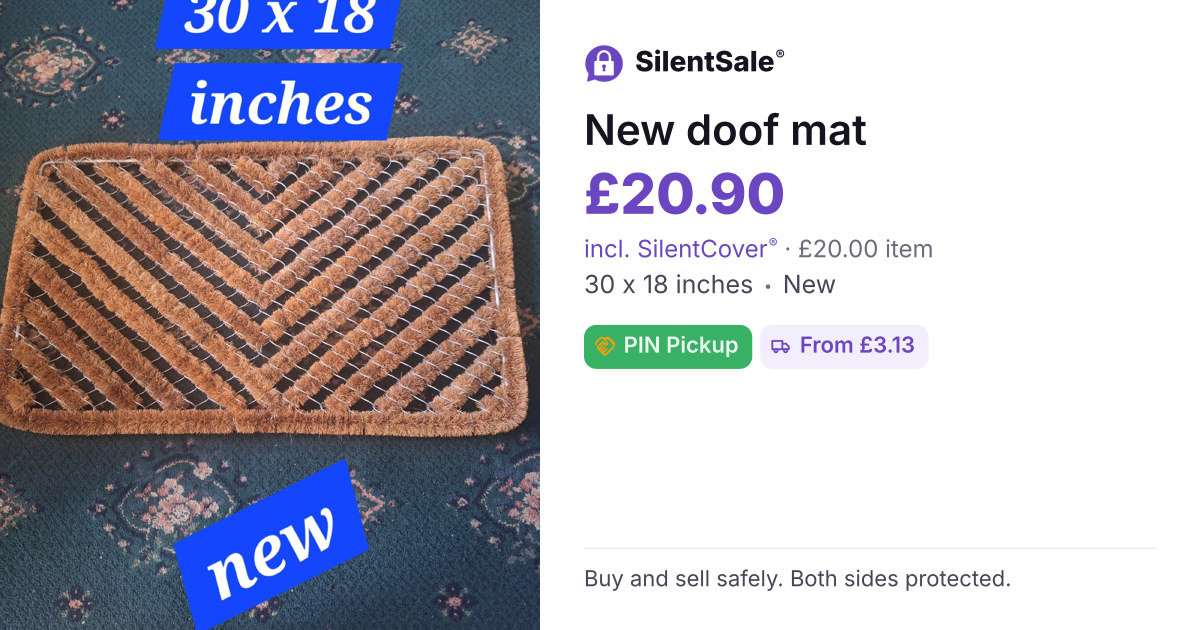 New doof mat