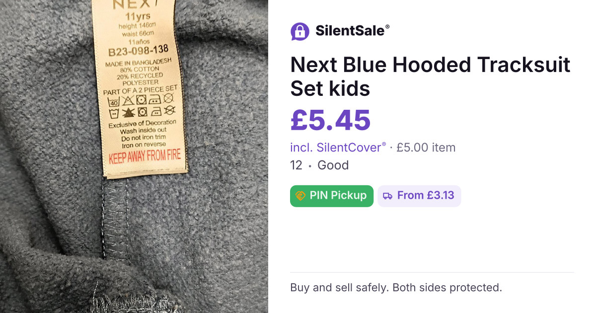 Next Blue Hooded Tracksuit Set  kids