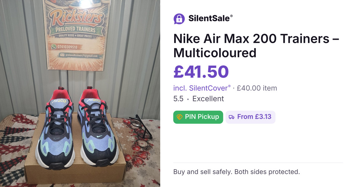 Nike Air Max 200 Trainers – Multicoloured