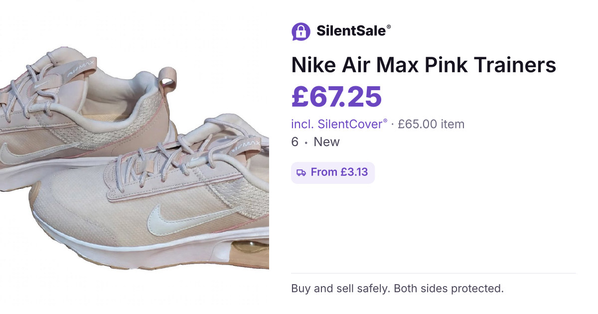 Nike Air Max Pink Trainers