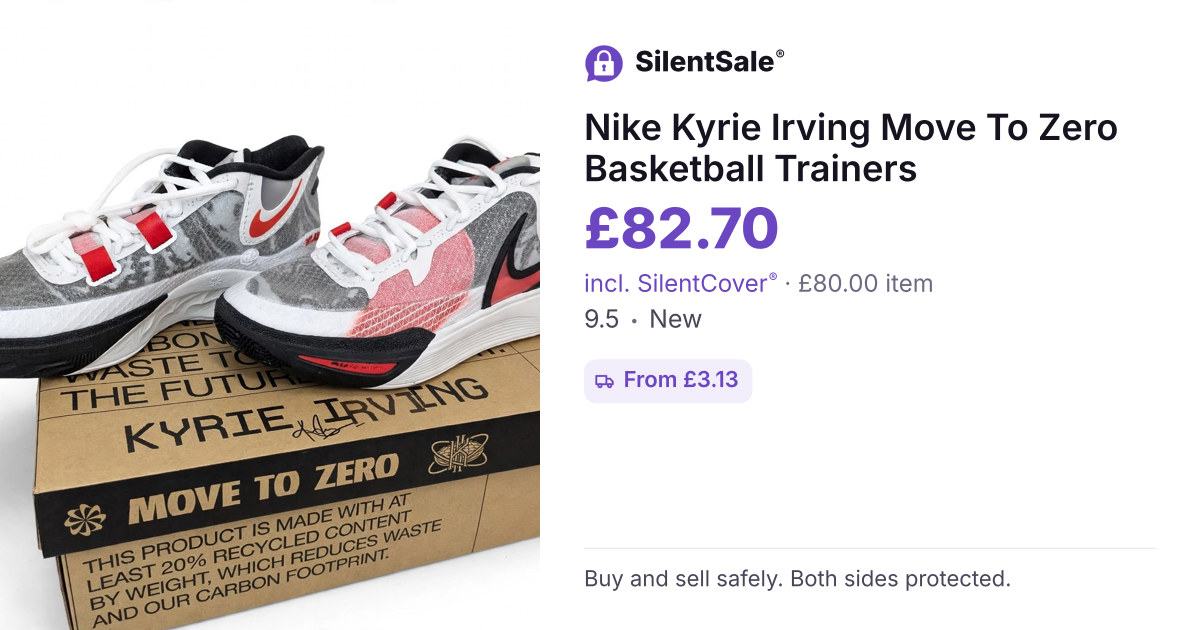 Nike Kyrie Irving Move To Zero Basketball Trainers
