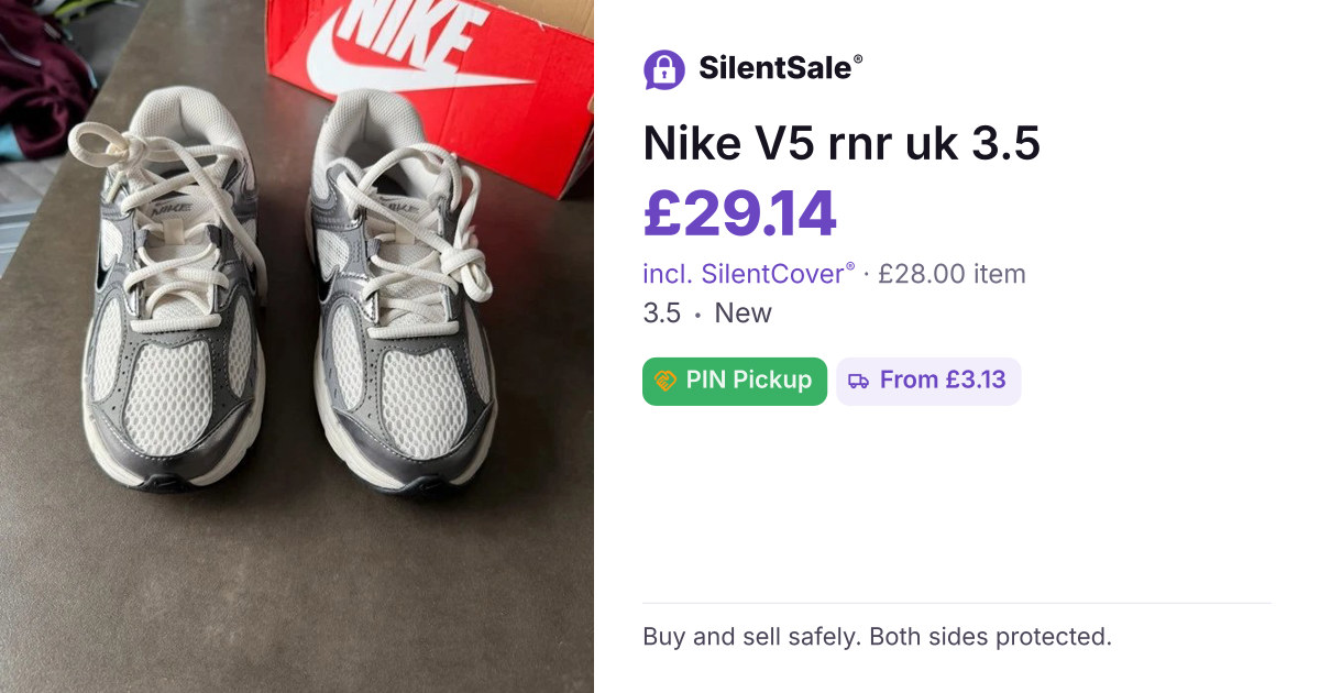 Nike V5 rnr uk 3.5
