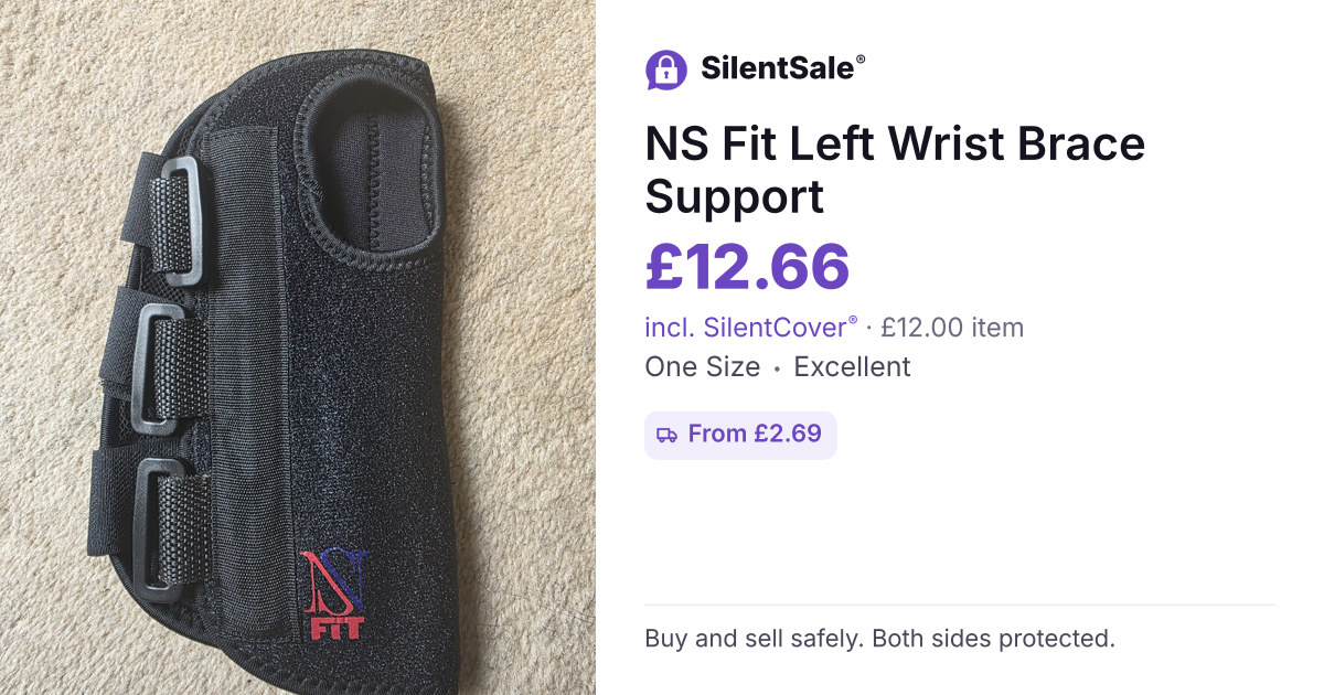 NS Fit Left Wrist Brace Support