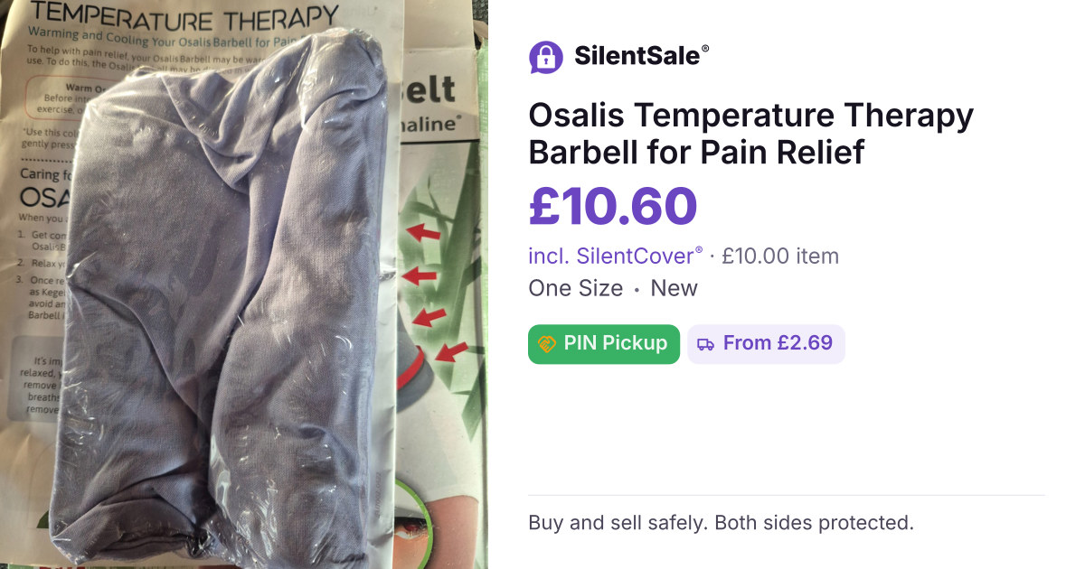 Osalis Temperature Therapy Barbell for Pain Relief