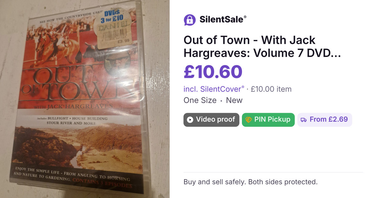 Out of Town - With Jack Hargreaves: Volume 7 DVD featuring countryside and rural life episodes
