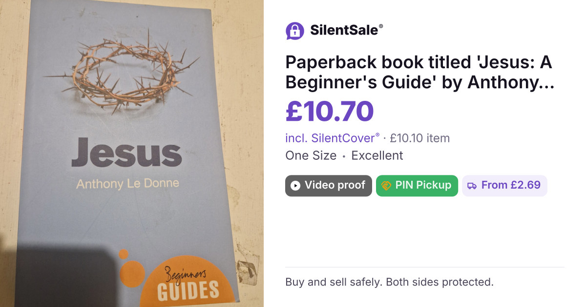Paperback book titled 'Jesus: A Beginner's Guide' by Anthony Le Donne